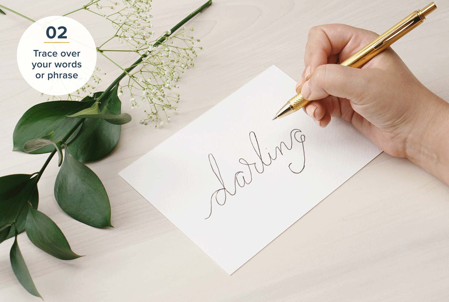 Faux Calligraphy Tutorial: 6 Simple Steps + Examples - ProFlowers Blog